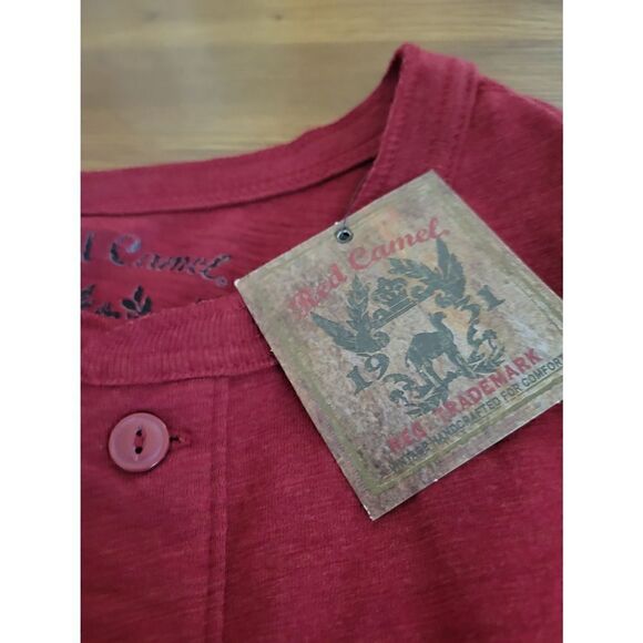 NWT Red Camel Men's Henley - Picture 2 of 8